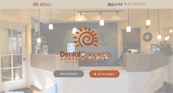 Desktop Screenshot of dentalconceptsandorthodontics.com