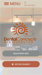 Mobile Screenshot of dentalconceptsandorthodontics.com
